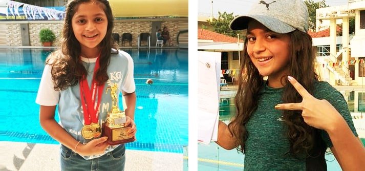 Palak Joshi Swimming