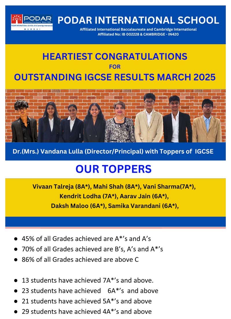 IGCSE Results 2025